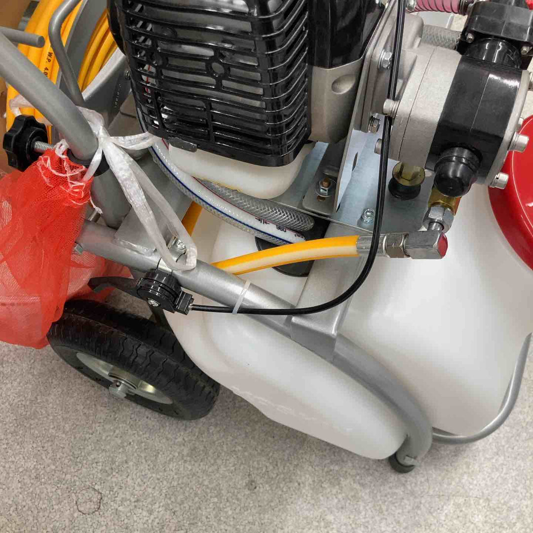 ◇工進 エンジン式 噴霧器25Lタンクキャリー 1連ピストン ES-25T※未使用保管品【八潮店】