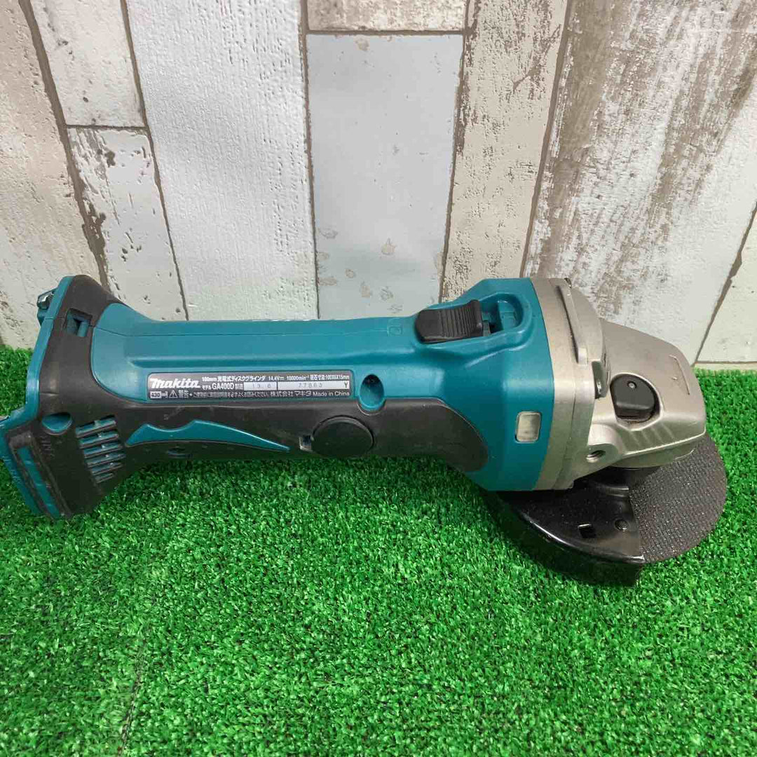 ☆マキタ(makita) 100mmコードレスディスクグラインダー GA400DZ【町田店】