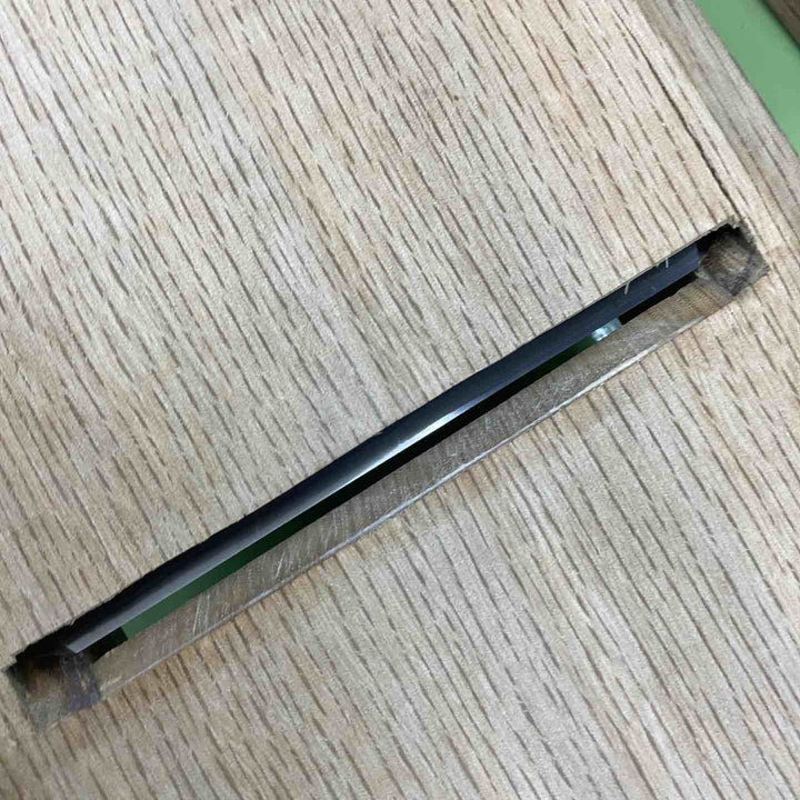 ★稀有品★喜勇作 鉋 鑿 大工道具 木工 職人 プロ 刃幅約104mm  長台カンナ 一枚刃 【越谷店】