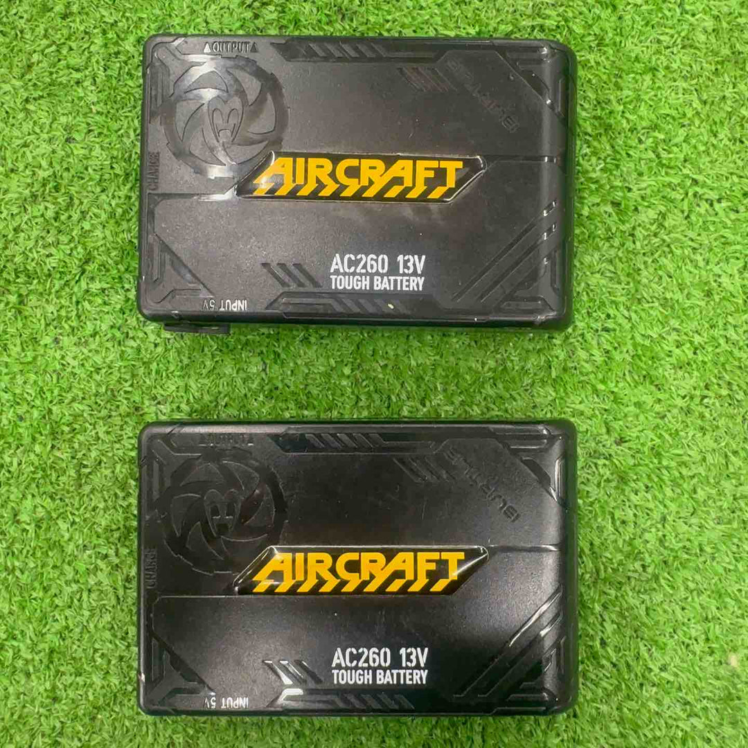 【中古】 バートル 13V 空調服用 ファン+バッテリセット AC260x2+AC270x2 ケーブル1点ずつ 【桶川店】