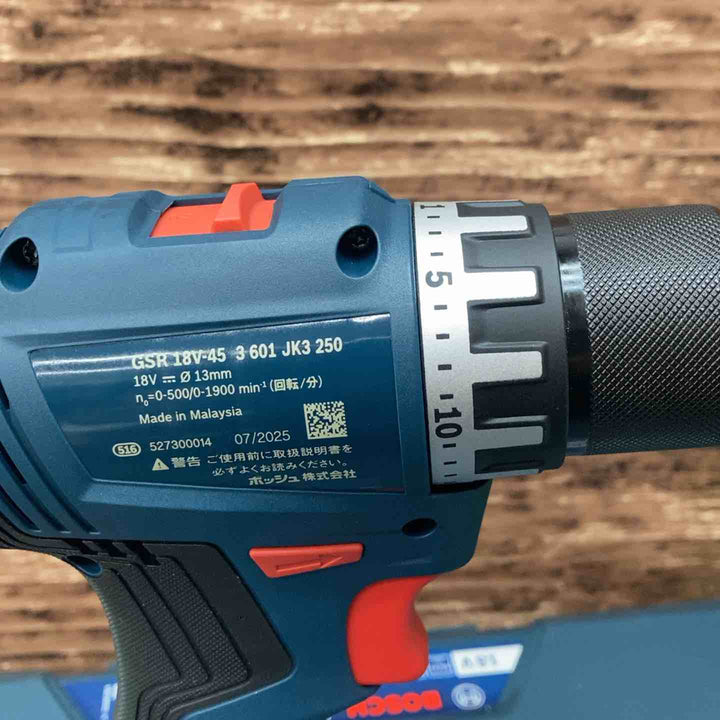 【未使用品(店頭展示品)】BOSCH(ボッシュ) 18V充電式ドライバードリル GSR18V-45【川越店】