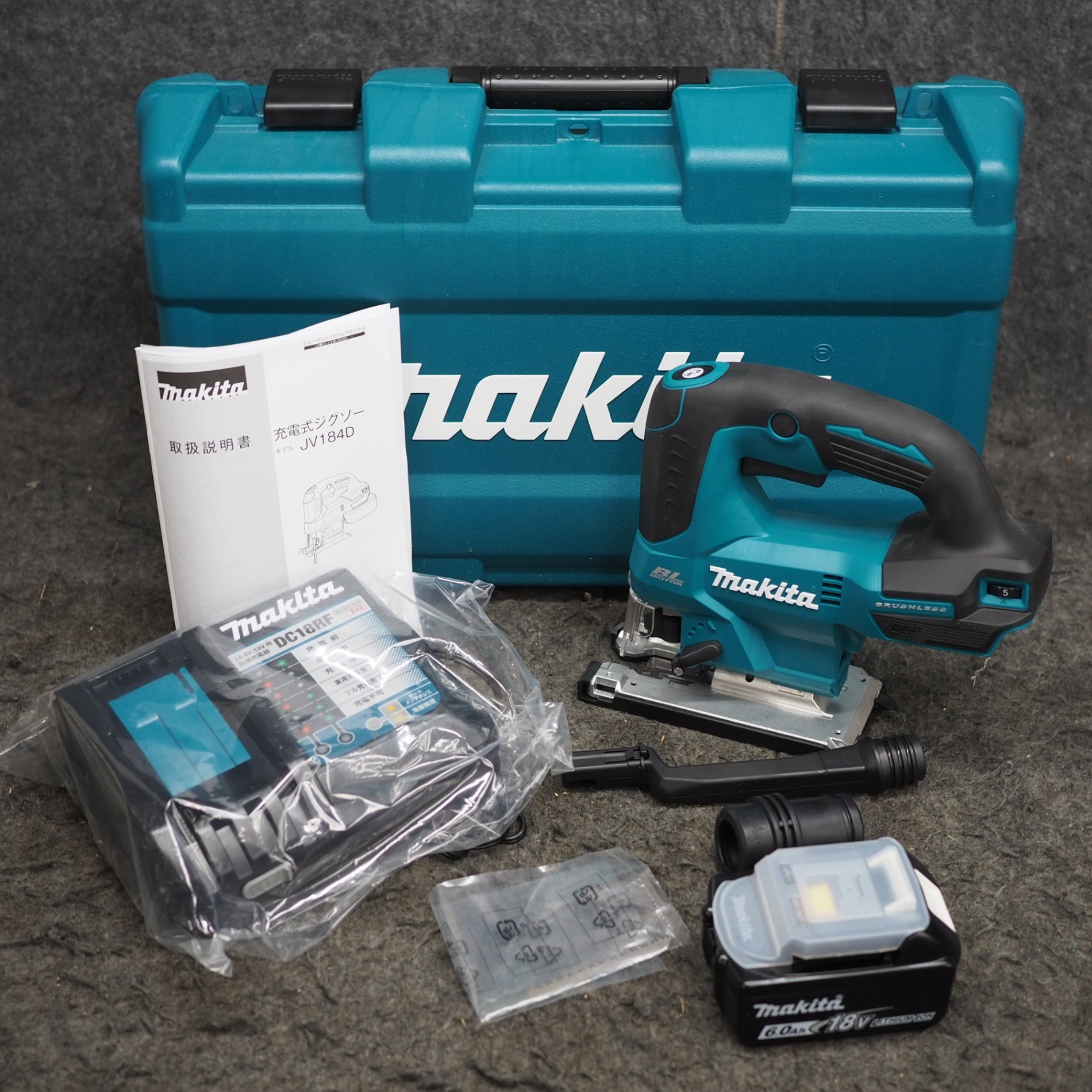 Makita - s25g-707k【中古】makita マキタ　充電式ジグソー　18V　135mm　JV184D　ケース付　バッテリ・充電器別売 マキタ 【送料無料】□マキタ(Makita) 18V 135mm 充電式ジグソー