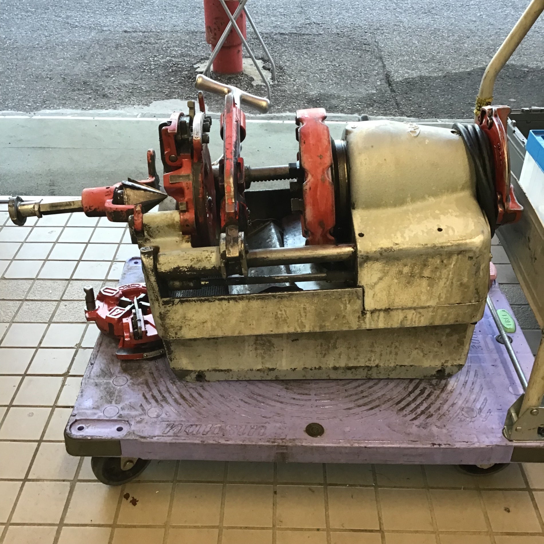 REX ネジ切り 90AⅢ ② レッキス REX パイプマシン 90AⅢ 
