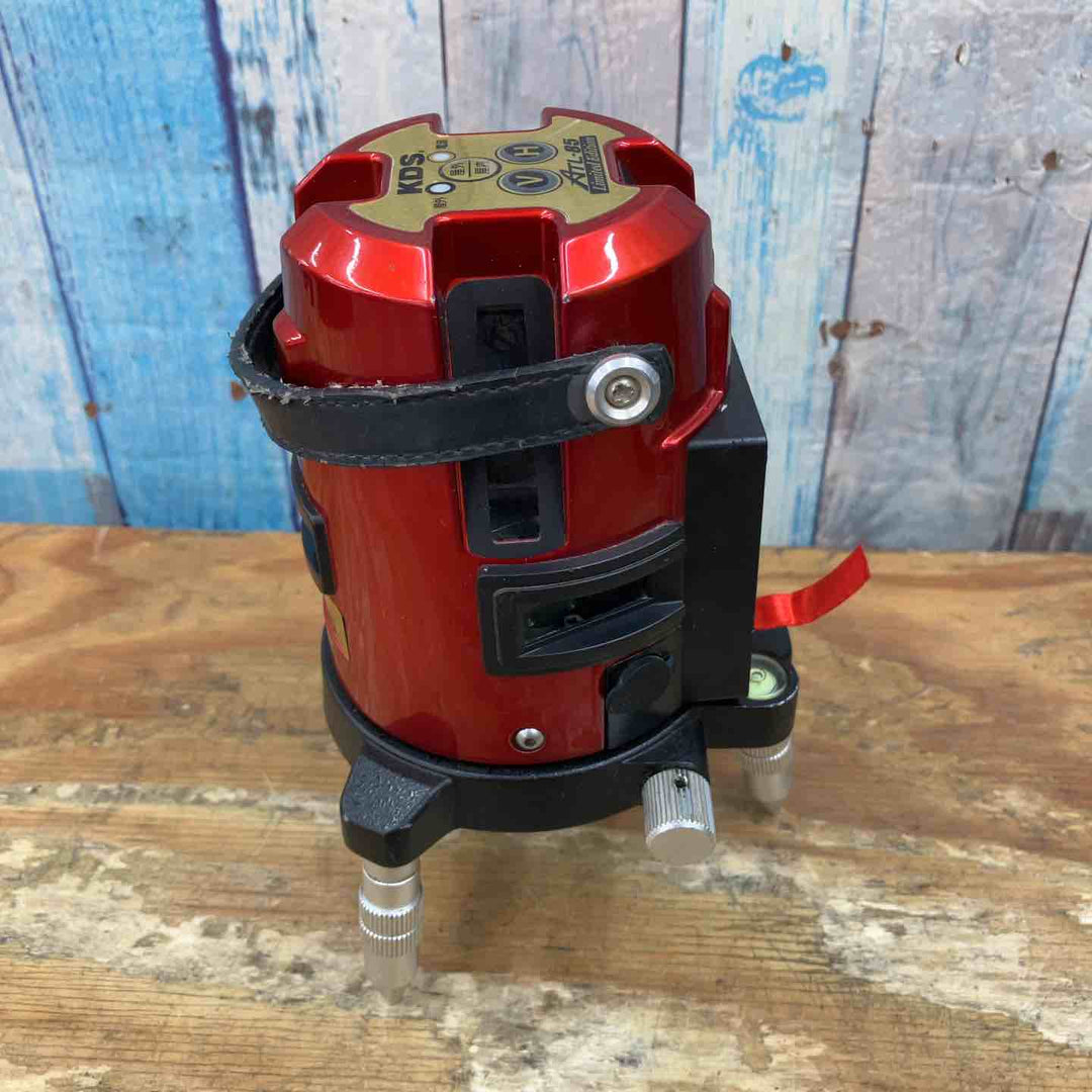 【中古品】☆KDS レーザー墨出し器 ATL-85 赤色 フルライン 受光器付き【柏店】
