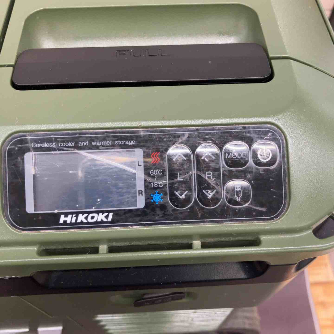 【タイムセール】 【中古品】 ハイコーキ(HIKOKI ※旧:日立工機) コードレス冷温庫 UL18DB(WMG) 36V 本体のみ ACアダプター付属 【東大和店】