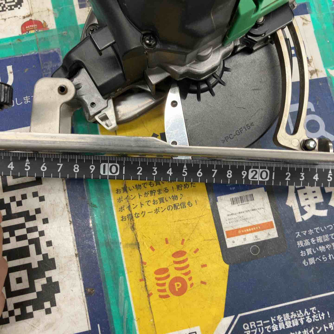 ★ハイコーキ(HIKOKI ※旧:日立工機) コードレスチップソーカッター CD18DBL(NN)本体のみ ベース歪みあり【戸田店】