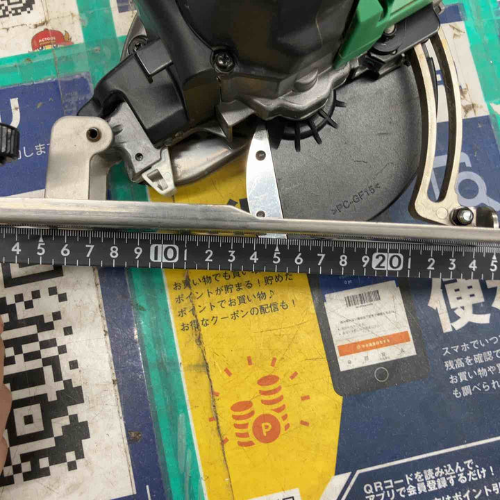 ★ハイコーキ(HIKOKI ※旧:日立工機) コードレスチップソーカッター CD18DBL(NN)本体のみ ベース歪みあり【戸田店】