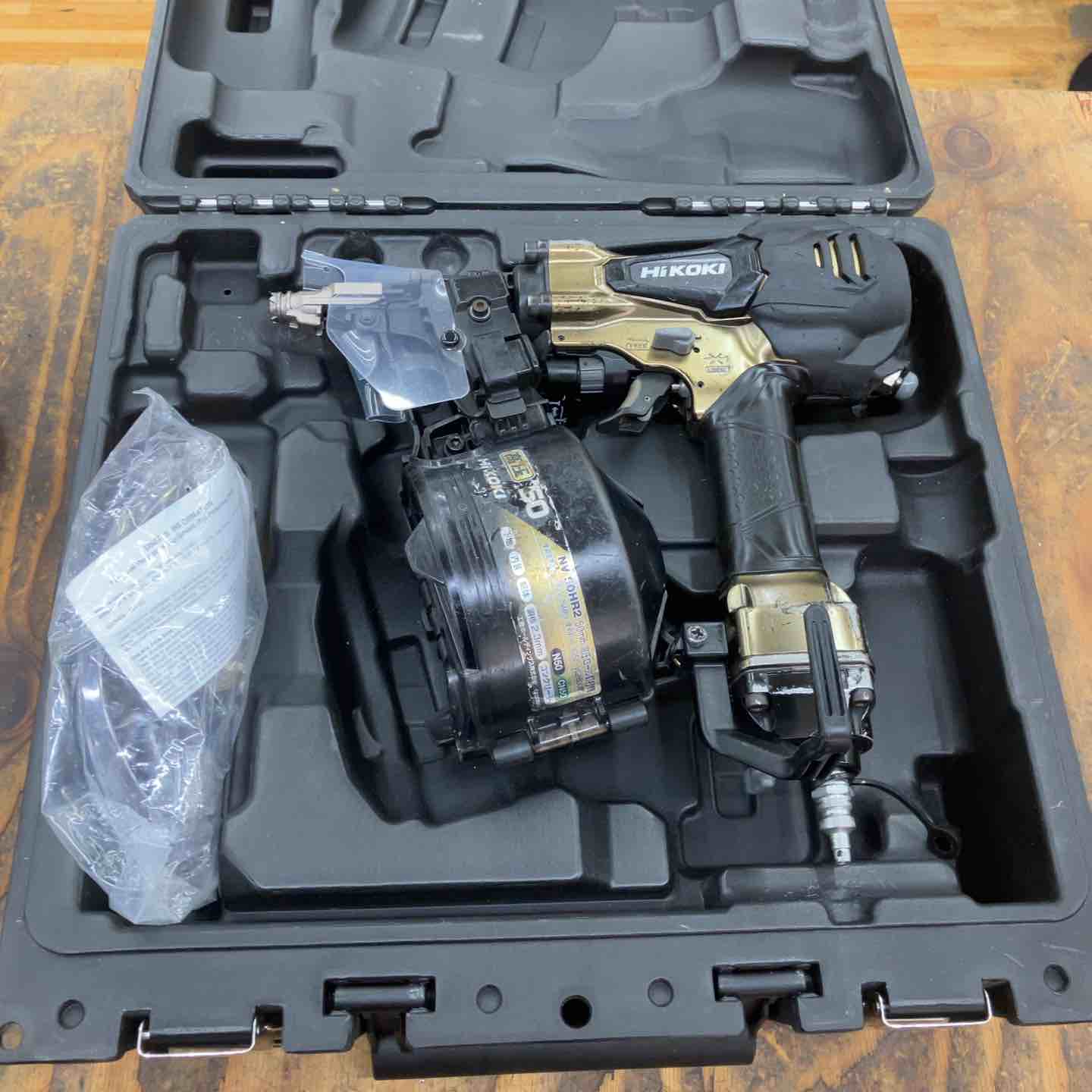 ☆ハイコーキ(HIKOKI ※旧:日立工機) 高圧エア釘打ち機 NV50HR2(S)【柏
