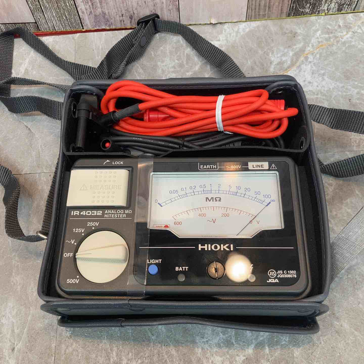 ◇日置電機(HIOKI) アナログメグオームハイテスター 3レンジ 絶縁抵抗計 IR4032【八潮店】