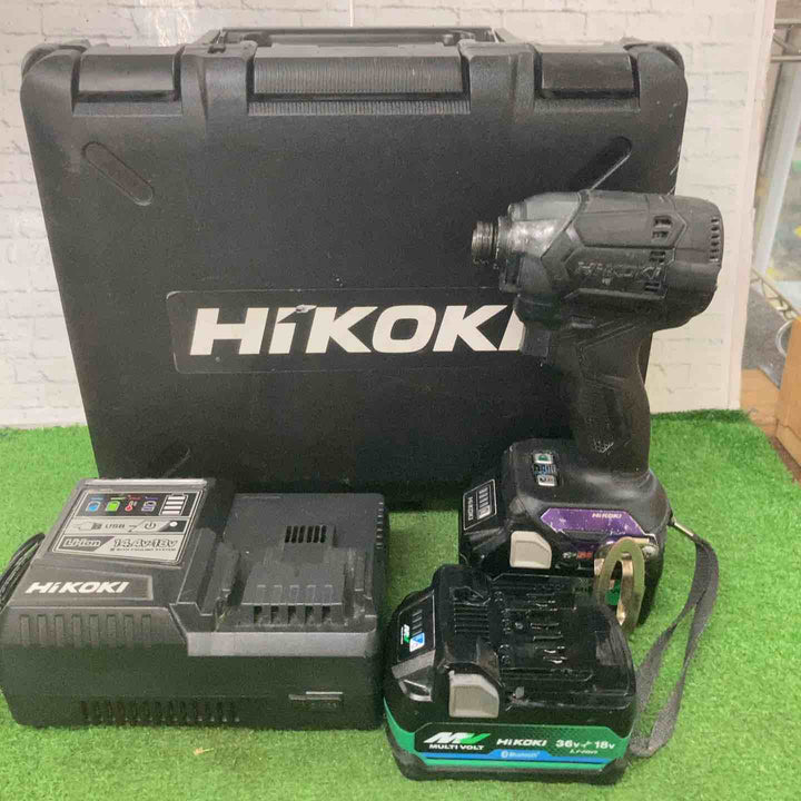 ☆ハイコーキ(HIKOKI ※旧:日立工機) コードレスインパクトドライバ WH36DC(2XPBS)【町田店】