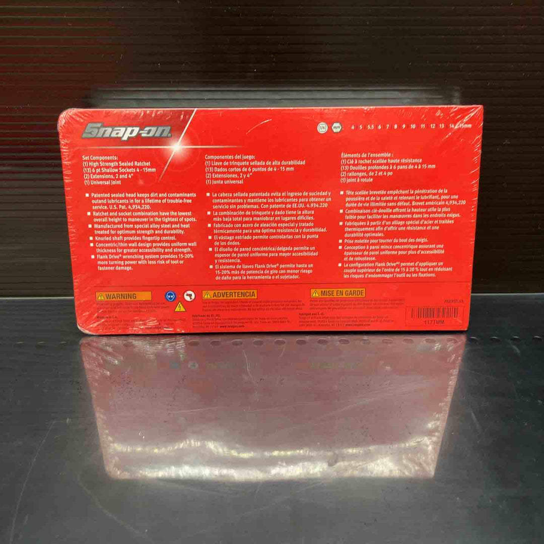 スナップオン(Snap-on)1/4ラチェットソケットセット117TMM【川越店】