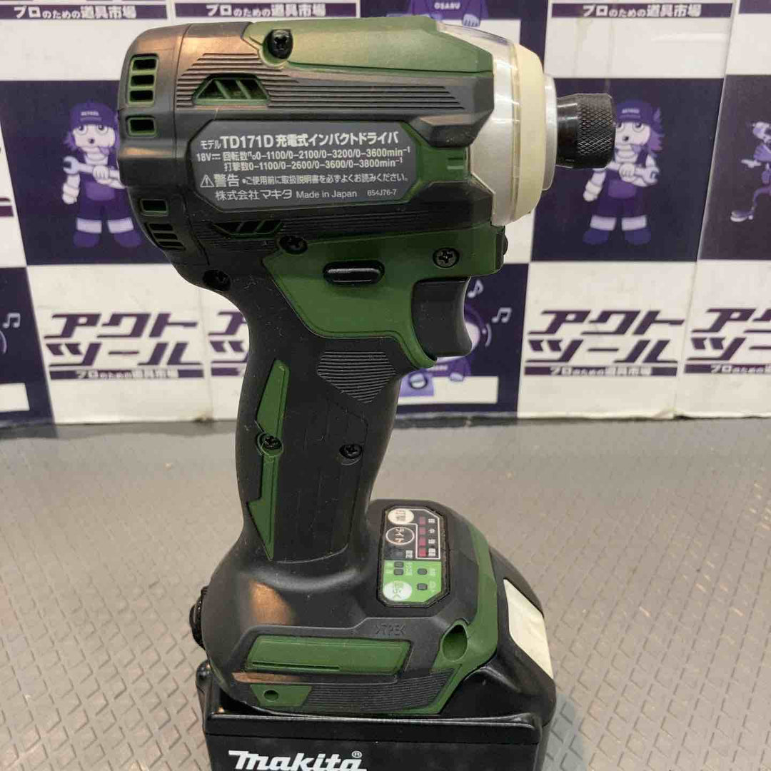 ★マキタ(makita) コードレスインパクトドライバー TD171DGXAG【所沢店】