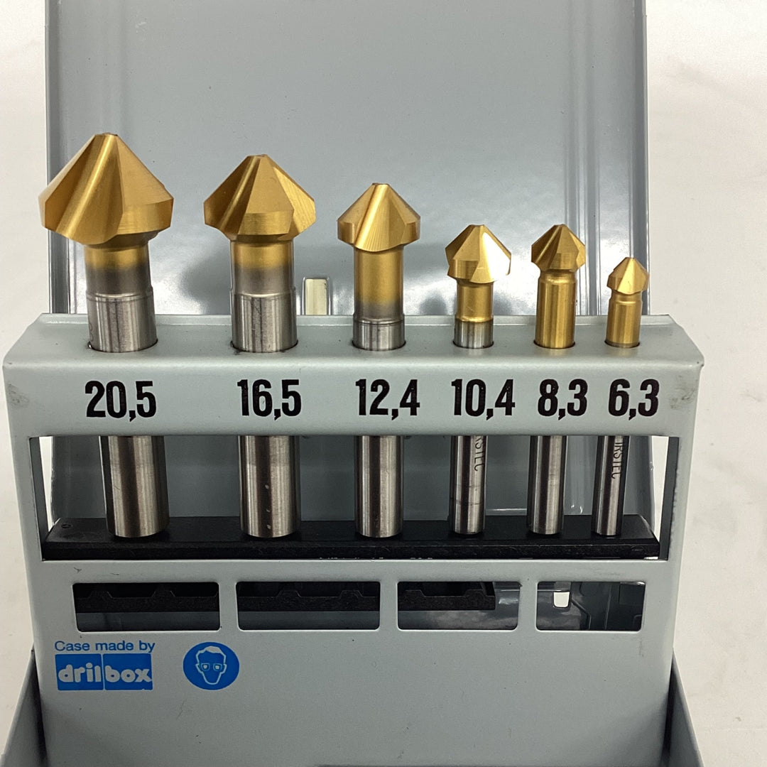 ◇ ファーステックカウンターシンクセット HSS TIN 6本セットCS90S-63205TIN【狭山】