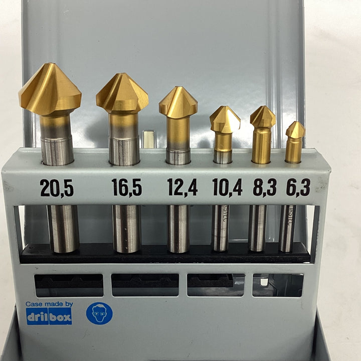 ◇ ファーステックカウンターシンクセット HSS TIN 6本セットCS90S-63205TIN【狭山】