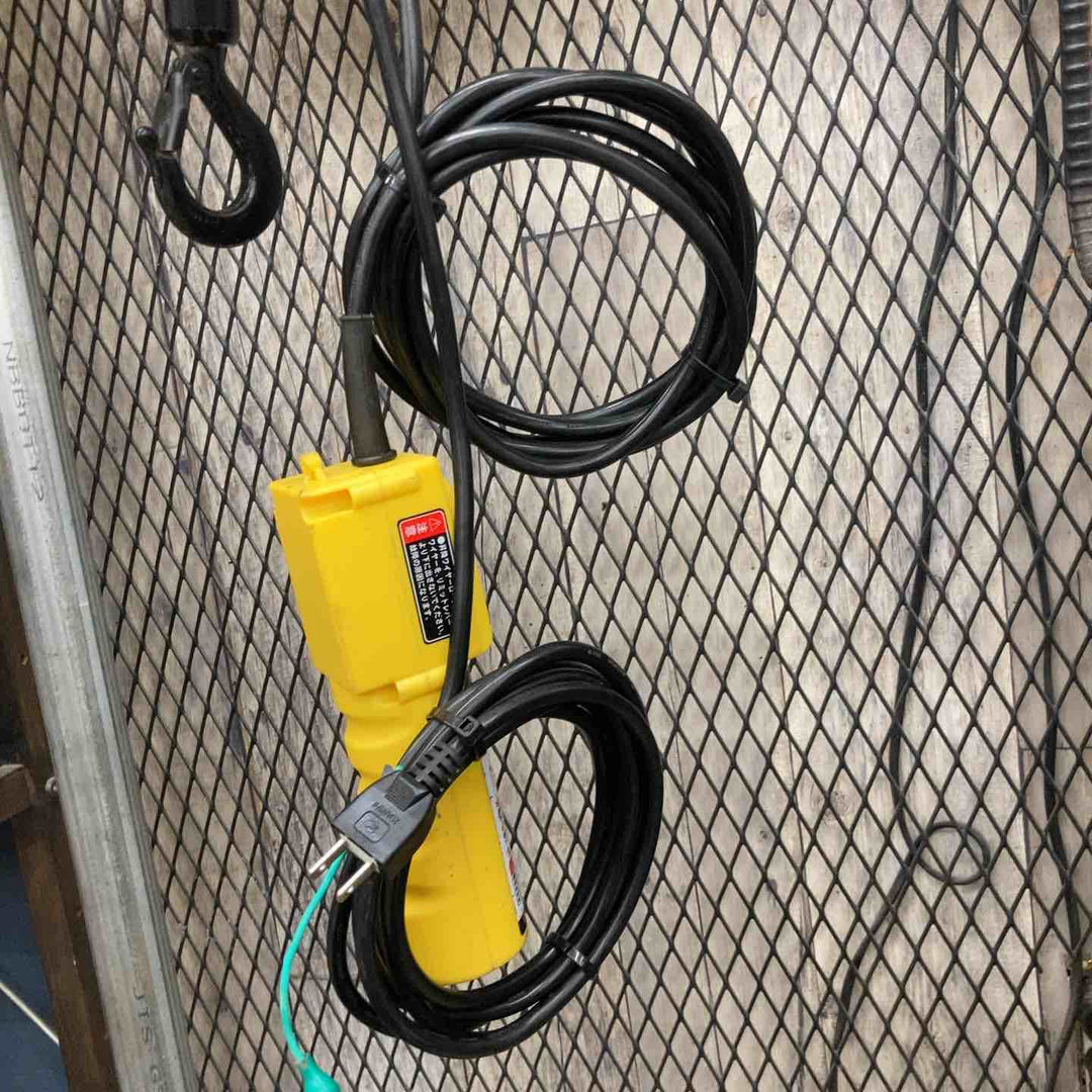 【中古品】◇オーエッチ工業 電動ウインチ 100V DWH-100 揚程10M 荷重100Kg【八潮店】