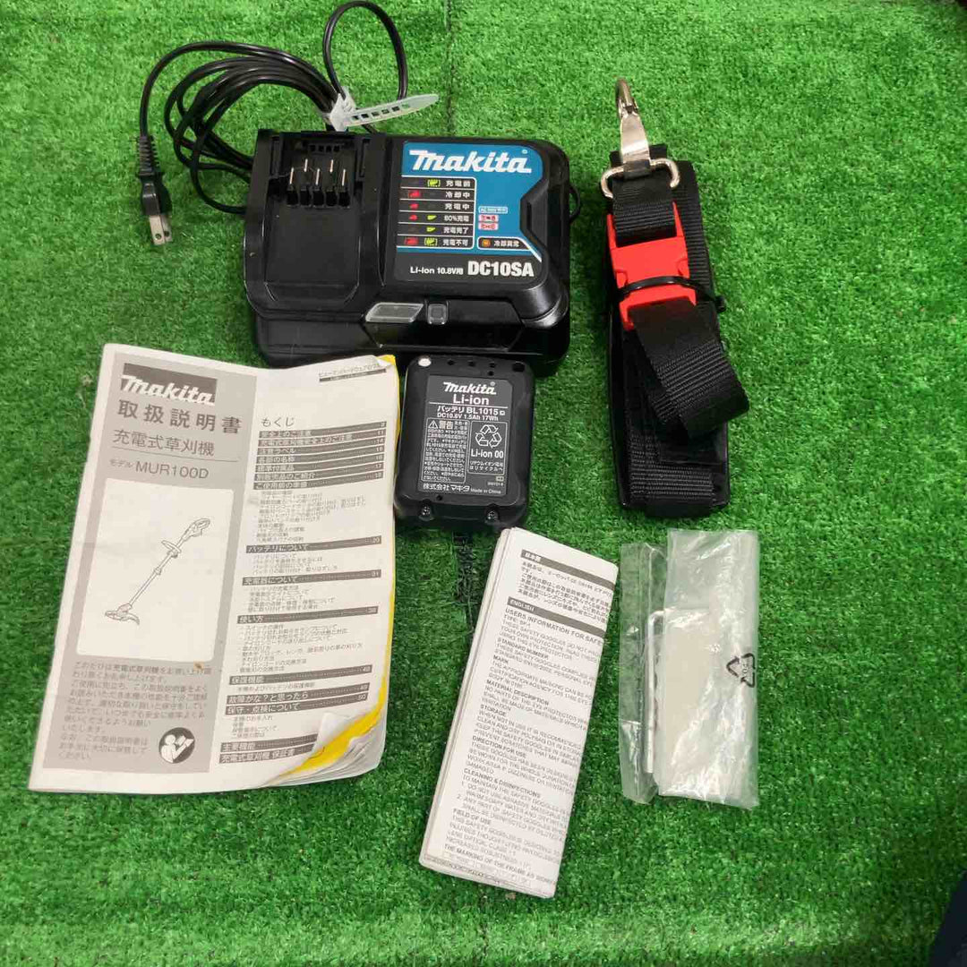 【店頭受取り限定】◇マキタ(makita) コードレス草刈機 ループハンドル 樹脂刃  MUR100DSH【草加店】