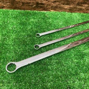 ▲マックツール(MACTOOLS)ストレートメガネレンチ各種3本まとめて　BHFM98W BHFM1011W BHFM1618W【川越店】