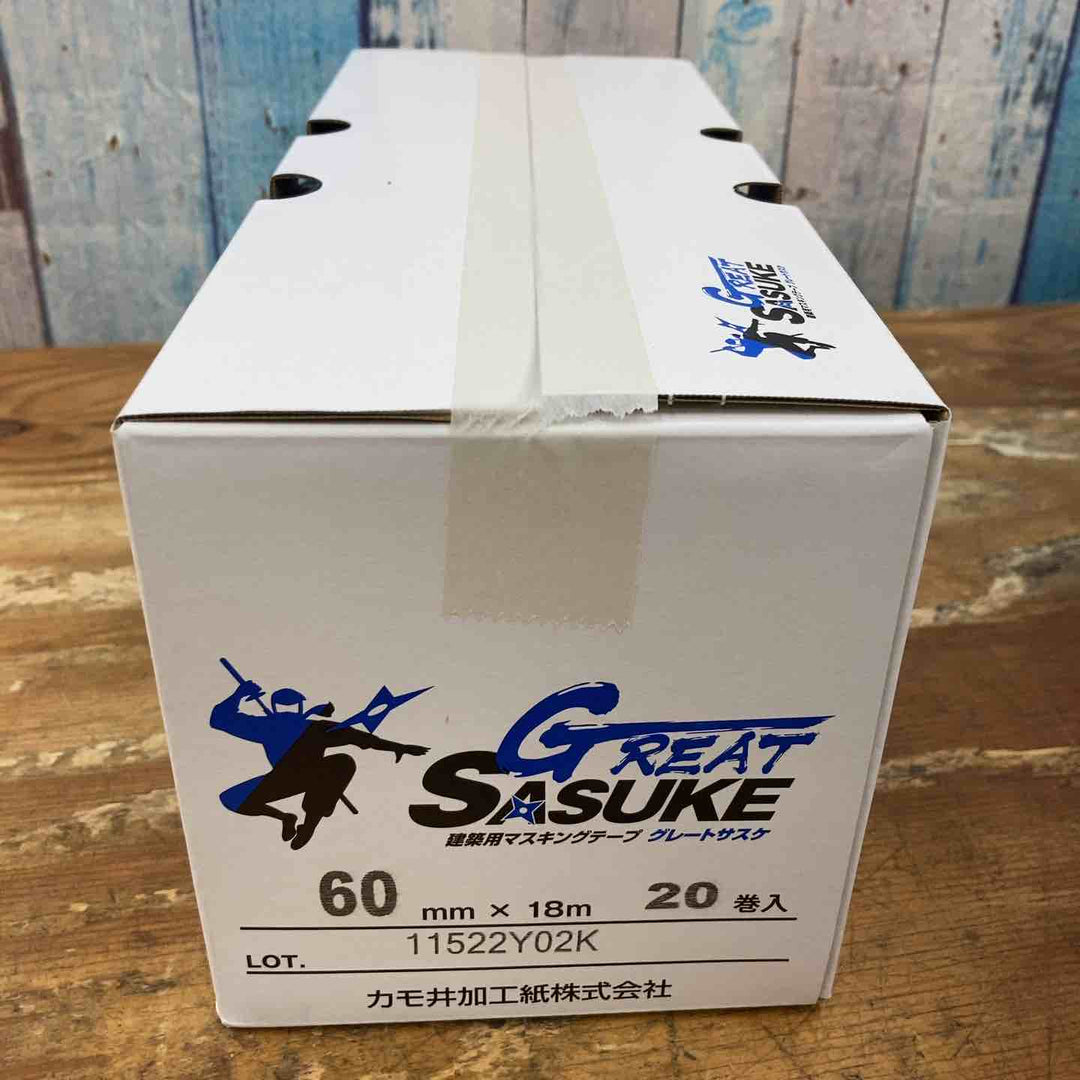 【未使用品】カモイ マスキングテープ グレートサスケ 60mm 200巻【柏店】