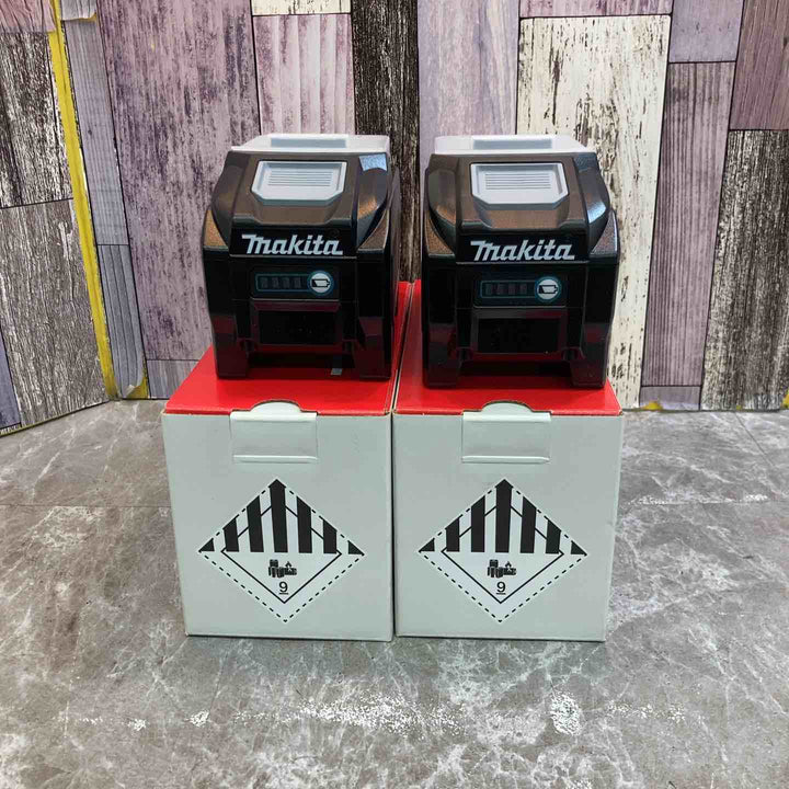 【未使用品】2個セット 純正品 マキタ makita リチウムイオンバッテリー 40Vmax BL4050F【八潮店】