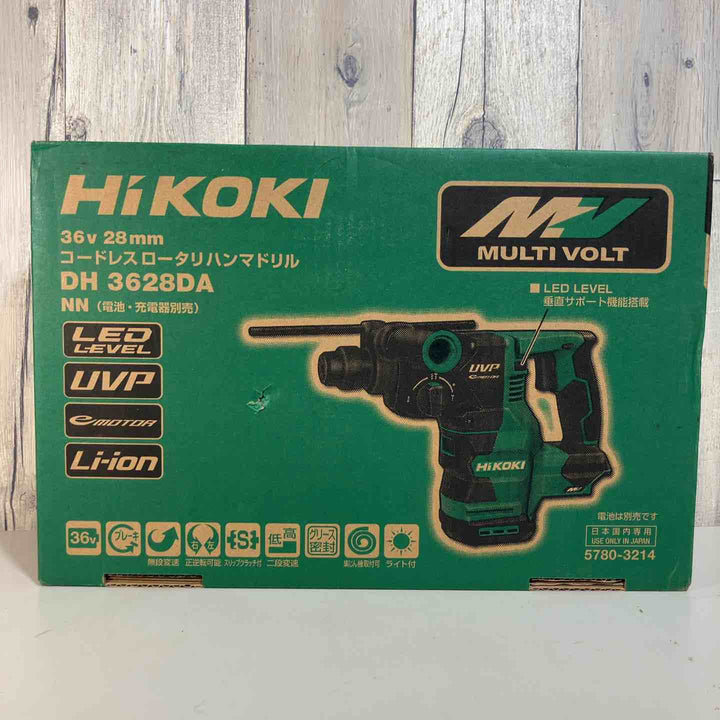 ★ハイコーキ(HIKOKI ※旧:日立工機) コードレスハンマドリル DH3628DA(NN)本体のみ【戸田店】
