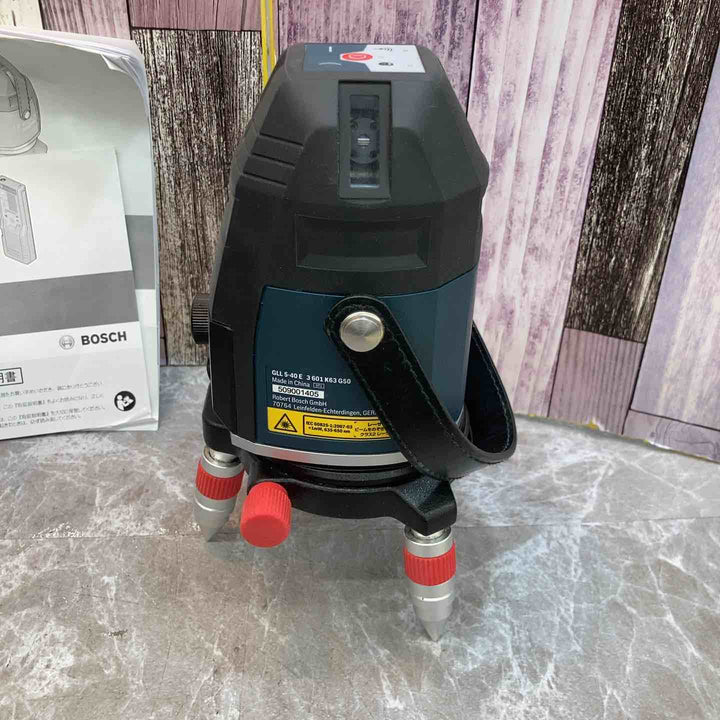 ◇ボッシュ(BOSCH)  電子整準方式・ レーザー墨出し器 GLL5-40ELR【八潮店】