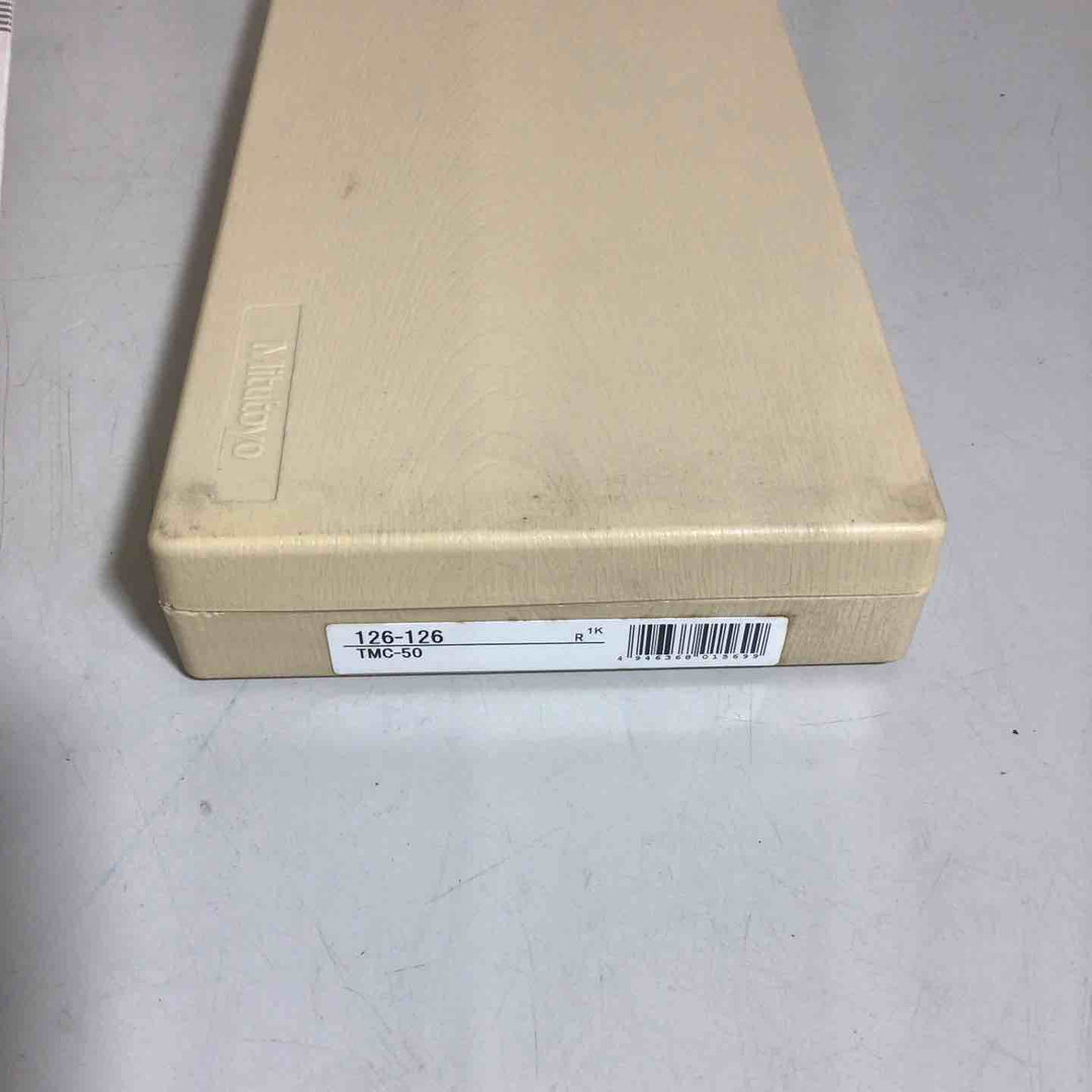 【美品】 ミツトヨ Mitutoyo 替駒式マイクロメーター 目量0.01mm TMC-50 126-126 測定範囲25～50mm 【戸田店】