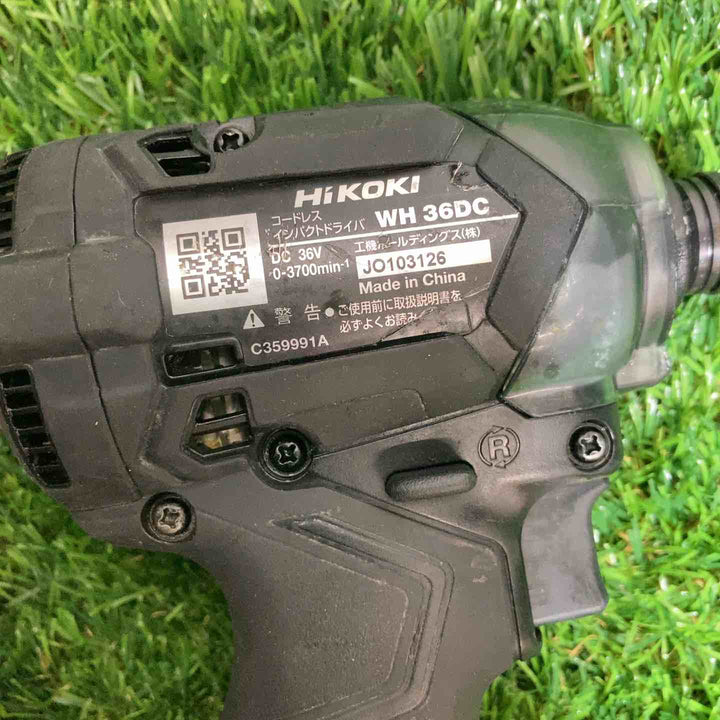 ★ハイコーキ(HIKOKI ※旧:日立工機) コードレスインパクトドライバー WH36DC(NNB)【戸田店】
