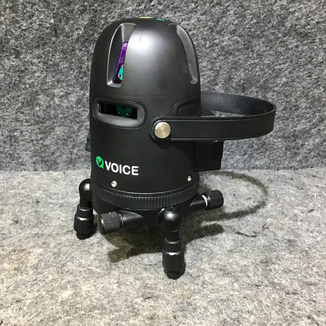 【中古・本体のみ】 VOICE レーザー墨出し器 5ライン(矩十字・横) グリーンレーザー Model-G5 【桶川店】