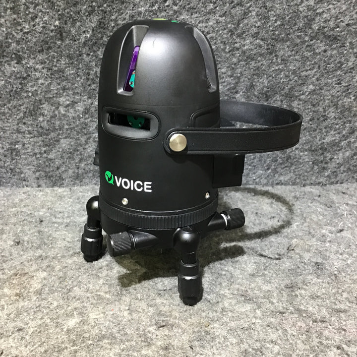 【中古・本体のみ】 VOICE レーザー墨出し器 5ライン(矩十字・横) グリーンレーザー Model-G5 【桶川店】