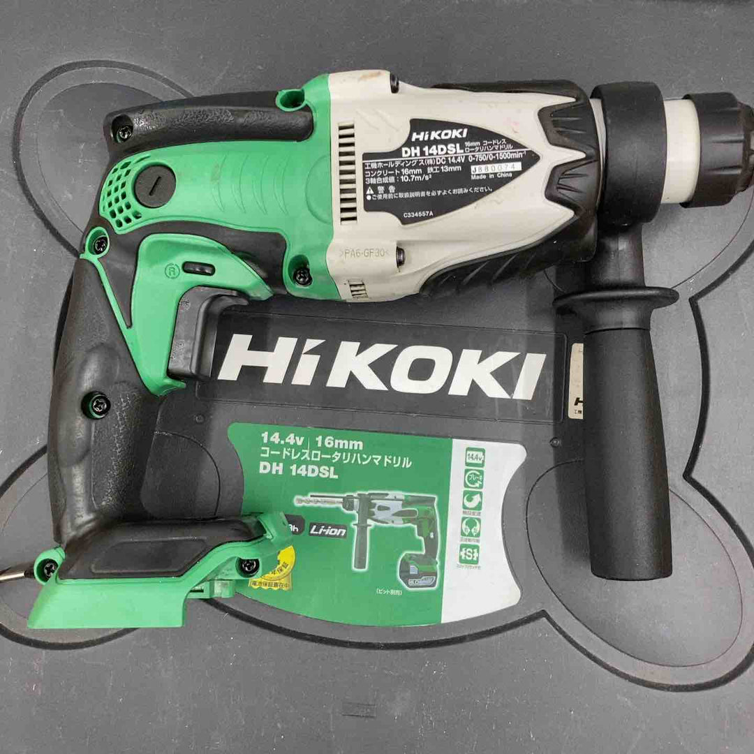 ★ハイコーキ(HIKOKI ※旧:日立工機) コードレスハンマドリル DH14DSL(2LYPK)(L)【柏店】