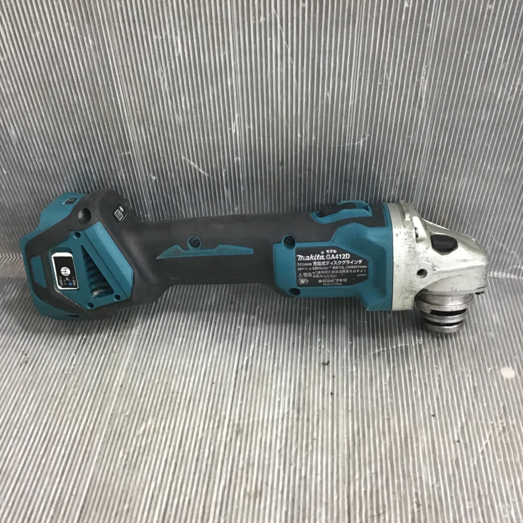 ★マキタ(makita) 100mmコードレスディスクグラインダ GA412DZ【草加店】