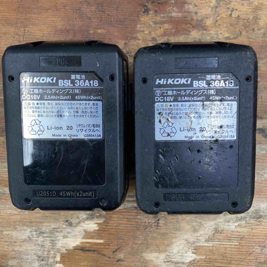 【中古品】★ハイコーキ(HIKOKI ※旧:日立工機) コードレスインパクトドライバー WH18DC(2XP) フルセット【柏店】