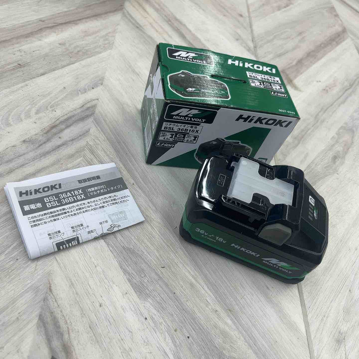 ★ハイコーキ(HIKOKI ※旧:日立工機) リチウムイオンバッテリー 36V/4.0Ah BSL36B18X【越谷店】