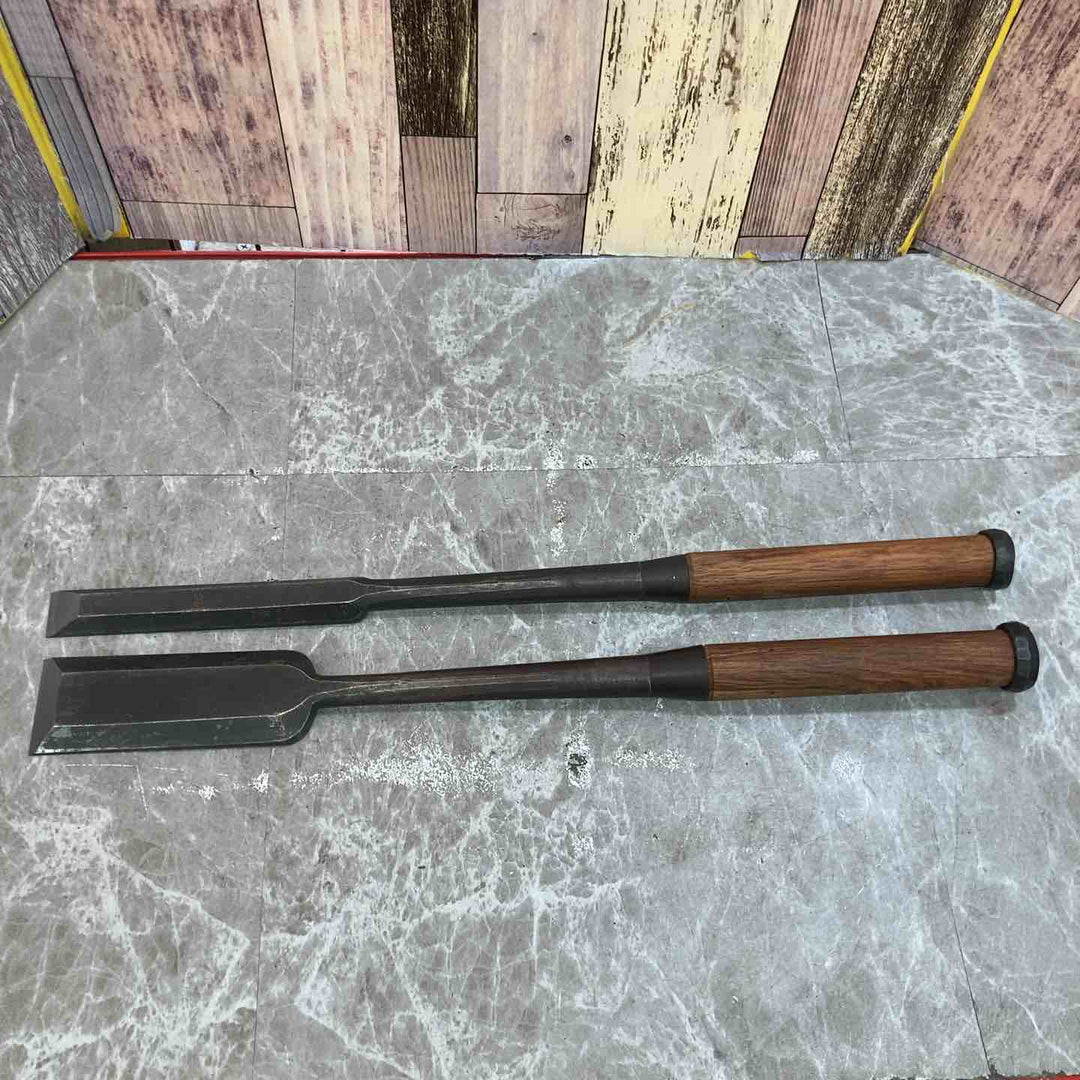【中古品 美品】◇弘正 穴屋鑿 24㎜・48㎜ 2本セット 鑿 のみ 鉋【八潮店】