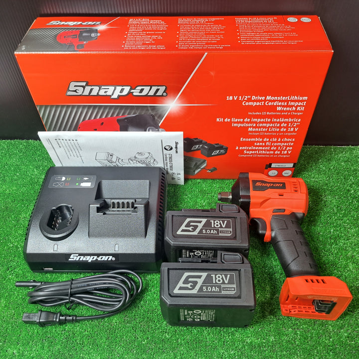 スナップオン/Snap-on 1/2sq 18V コードレスインパクトレンチ CT9035J2 バッテリー2個付きフルセット【岩槻店】