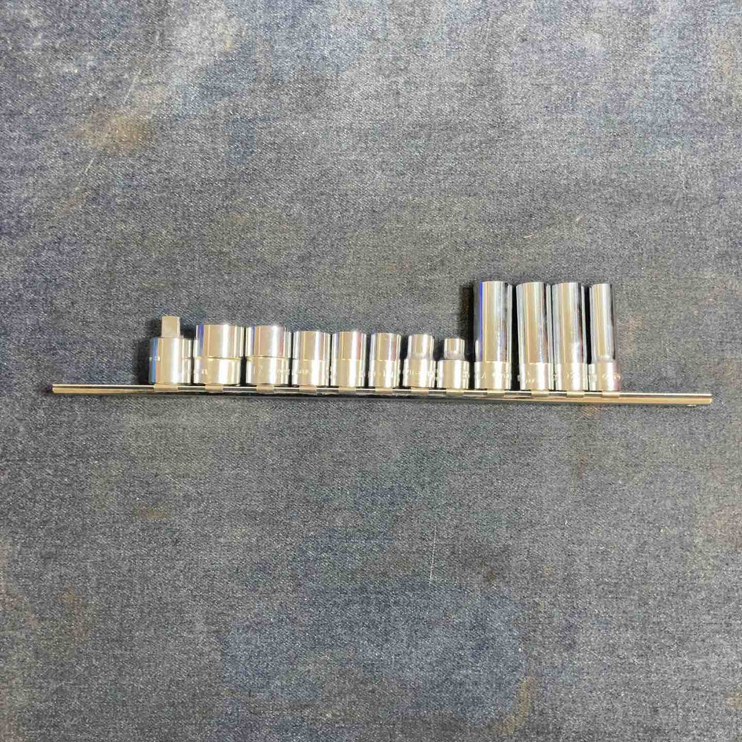 KTC 6角ソケット まとめ売り 差込角 9.5 mm 3/8 inch B20-19H.17.14.13.12.10.8/B25-14H,13,12,10/ソケットアダプタ BA3020【八潮店】