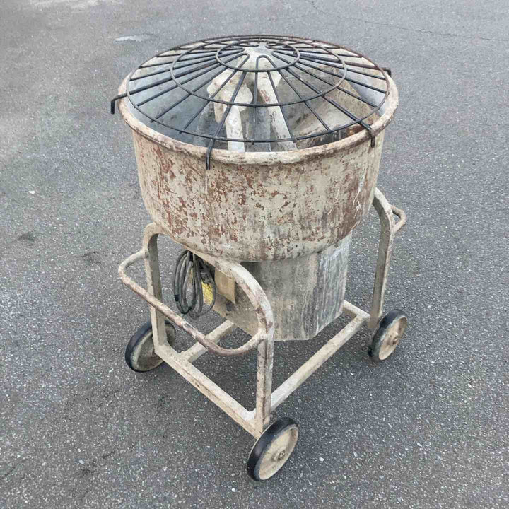 【中古品/店頭受取り限定】マゼラー 型式不明 モルタルミキサー 100V コンクリートミキサー 羽2個付【東大和店】