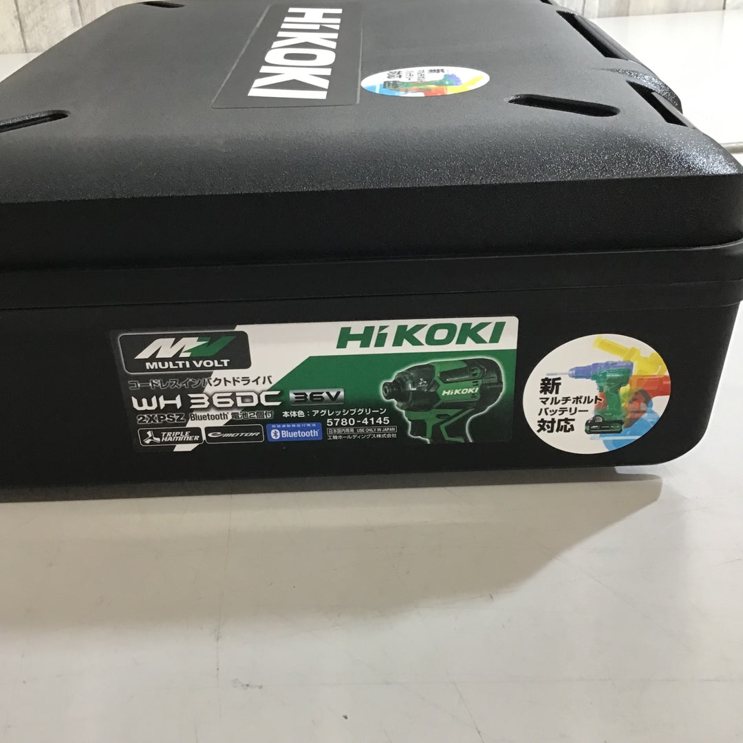 ★ハイコーキ(HIKOKI ※旧:日立工機) コードレスインパクトドライバー WH36DC(2XPSZ)(L)【戸田店】