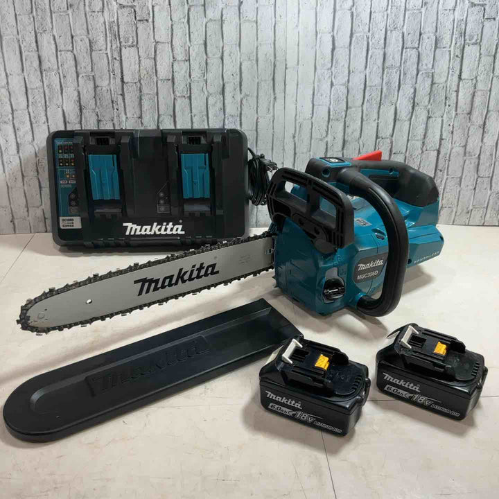 ★マキタ(makita) コードレスチェーンソー MUC356DGF　36V(18V+18V) 動作確認済み【川口店】