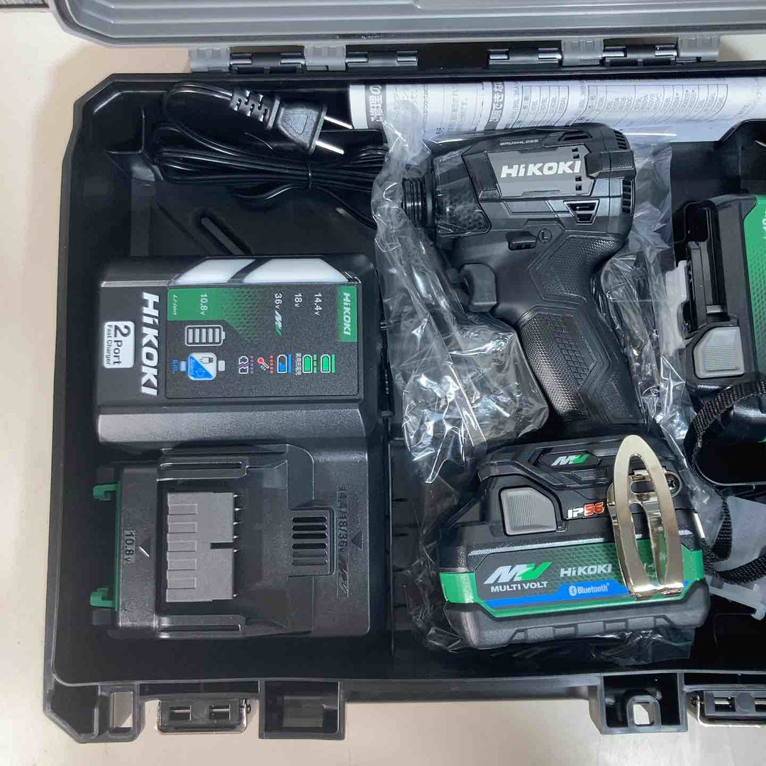 ★ハイコーキ(HIKOKI ※旧:日立工機) コードレスインパクトドライバ ストロングブラック WH36DD(2XHBSZ)【戸田店】