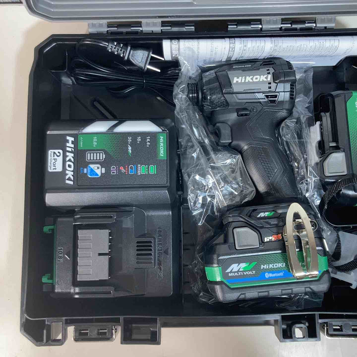 ★ハイコーキ(HIKOKI ※旧:日立工機) コードレスインパクトドライバ ストロングブラック WH36DD(2XHBSZ)【戸田店】