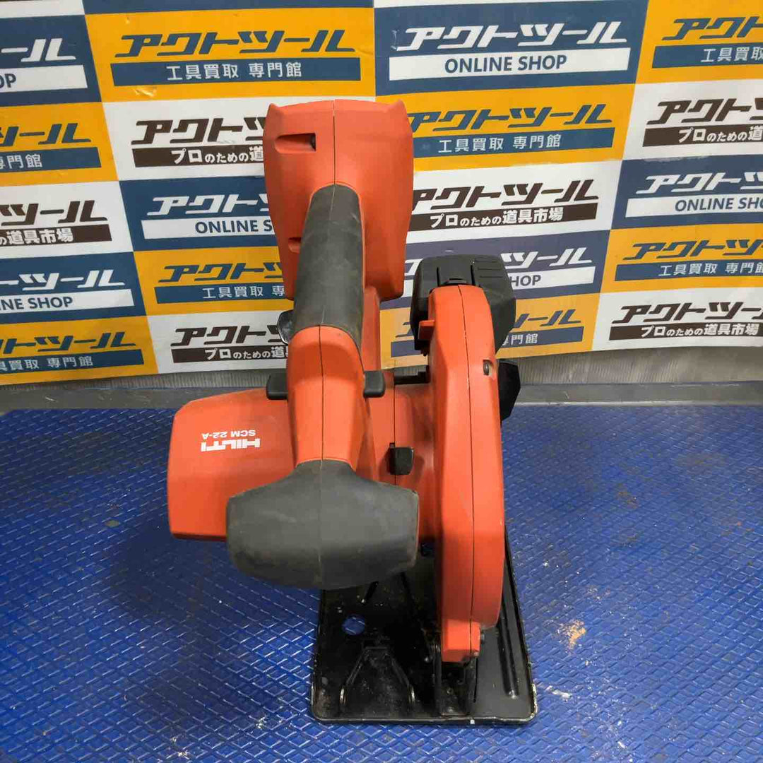 ◇ヒルティ(HILTI) コードレスチップソーカッター SCM22-A サーキュラーソー【草加店】