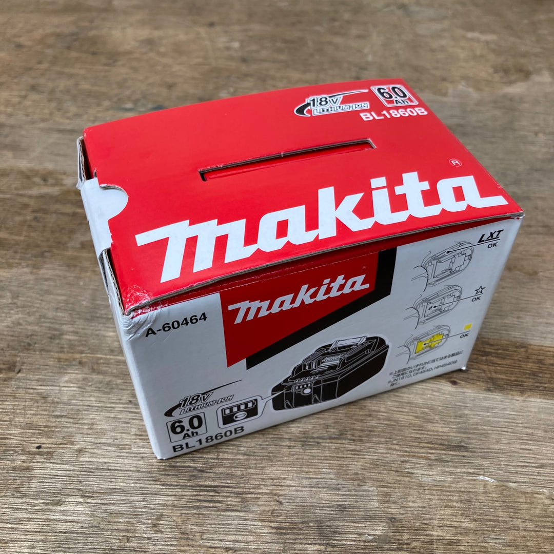★マキタ(makita) リチウムイオンバッテリー 18V/6.0Ah BL1860B【柏店】