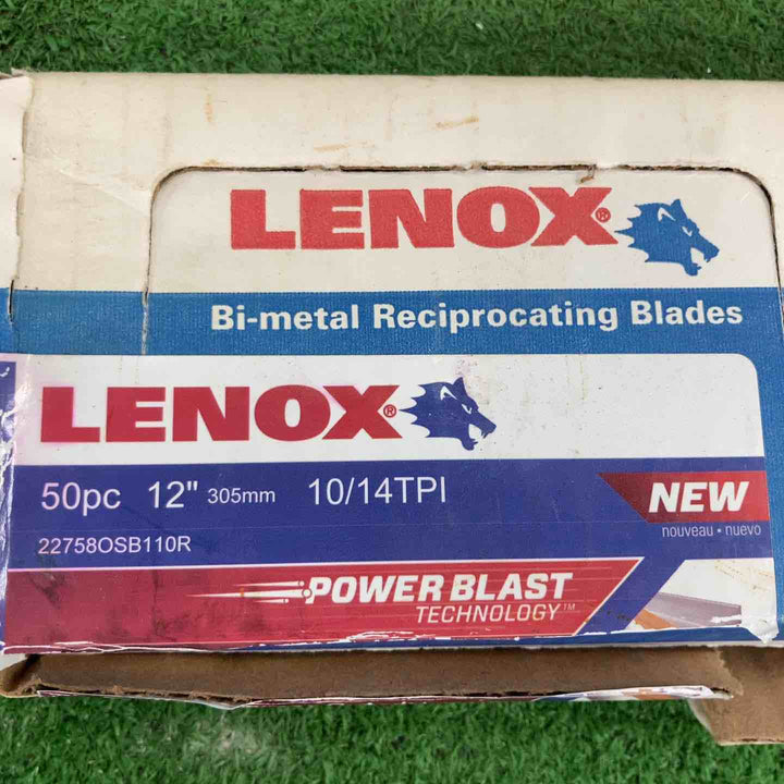 ◇レノックス(LENOX) 訳アリ・錆びアリ セーバーソーブレード 85枚 300mm 10/14山 22758OSB110R【川崎店】
