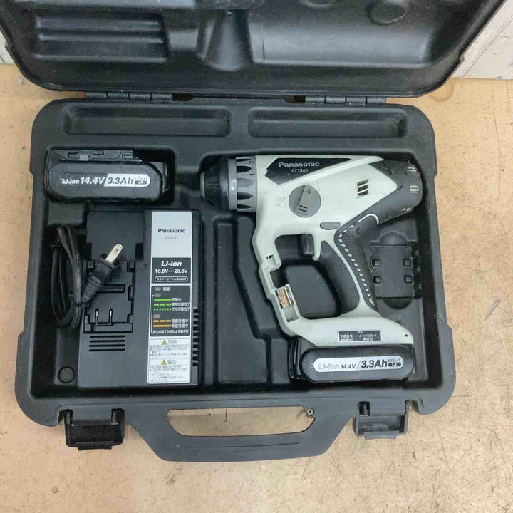 【中古品】パナソニック(Panasonic) コードレスマルチハンマードリル EZ7840LN2S-B フルセット【東大和店】