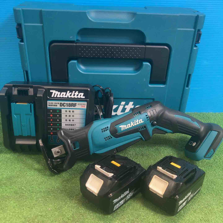 【中古品】★マキタ(makita) コードレスレシプロソー JR184DRG ◇18V6.0Ahバッテリー2個付！【岩槻店】