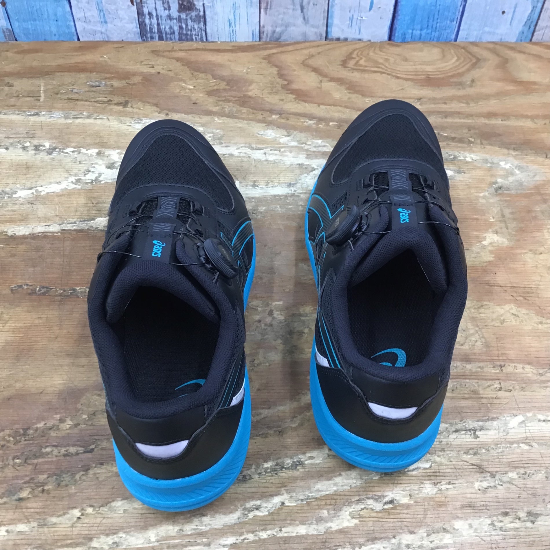 ▽アシックス ウィンジョブ CP219 ブラック×ガンメタル 27.0cm