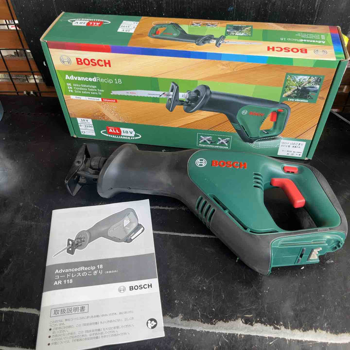 ボッシュ(BOSCH) 18Vコードレスのこぎり (本体のみ、バッテリー・充電器別売り) AR218【草加店】