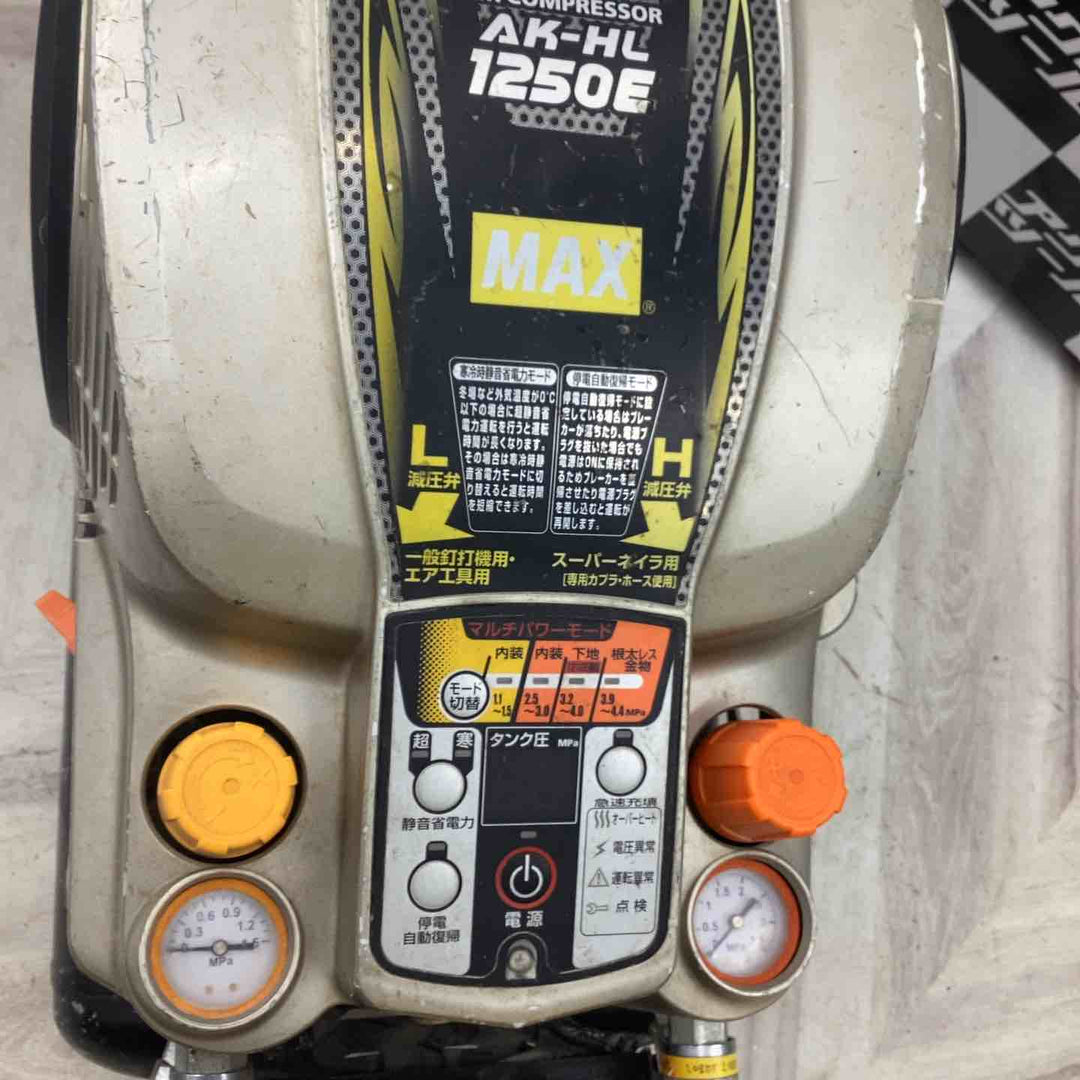 マックス エアコンプレッサー AK-HL1250E 　異音有　【越谷店】