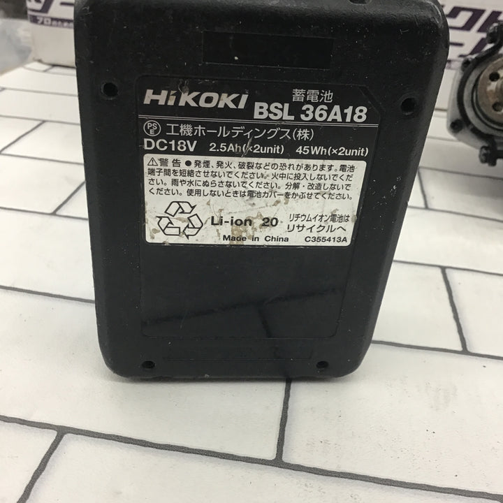 〇ハイコーキ(HIKOKI ※旧:日立工機) コードレスディスクグラインダー 100mm  G18DBVL(NN)(L)【所沢店】